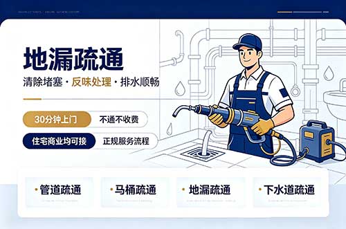 龙海地漏疏通